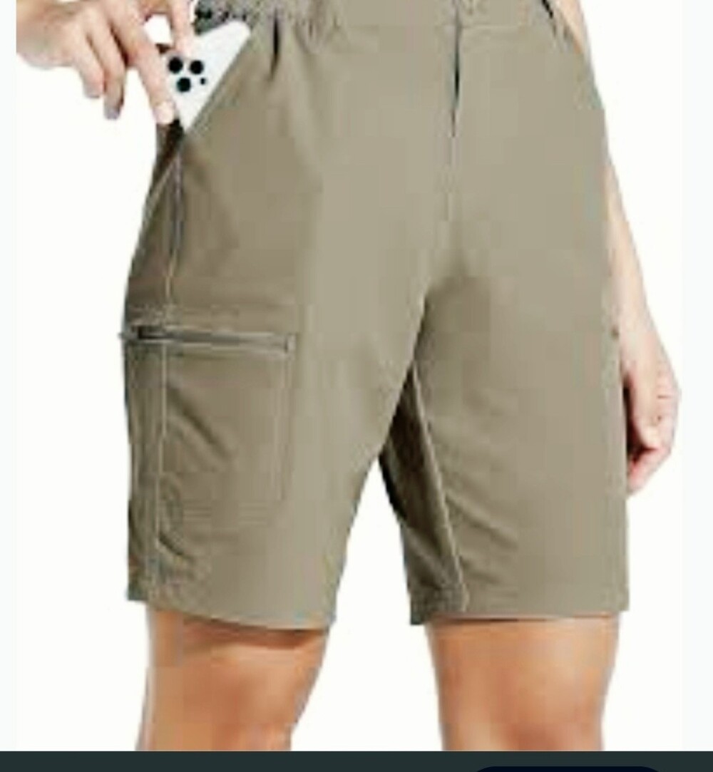 WILLIT Women's Hiking Cargo Shorts With UPF 50+, Small, NWT